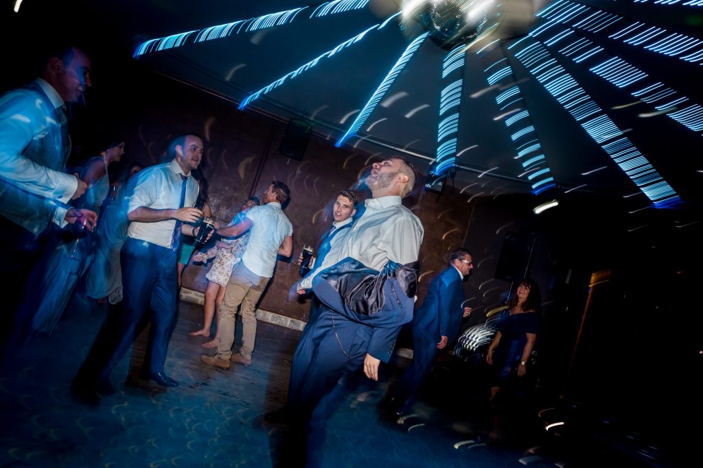 guests dancing on Elmore court dance floor