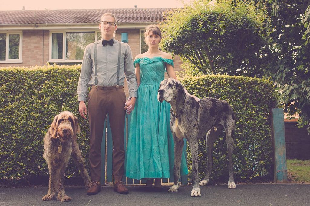 wes Anderson engagement photography bristol